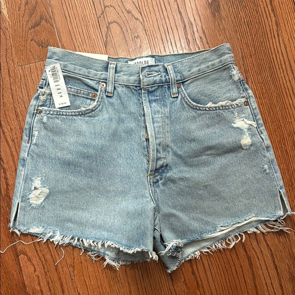 Agolde Dee Denim Shorts BRAND NEW WITH TAGS 26